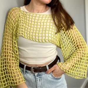 Hollow out crop top
